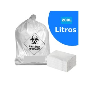 SACO DESCARTE INFECTANTE 200L BCO RL100UN - VABENE REF.27569