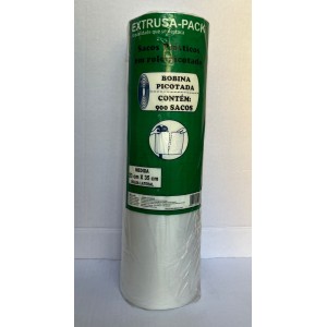 BOBINA PICOTADA 23CMX35CM BO. C/900UN - EXTRUSA-PACK